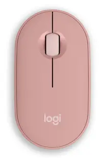 Mouse Logitech - Pebble Mouse 2 M350s, optic, fără fir, Rose