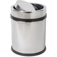 Cos Menajer din Inox, Capac Rotativ, 16 l