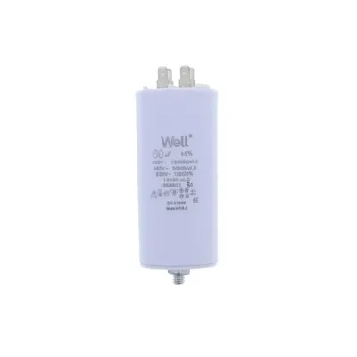 Condensator pornire motor 400V 60uF cu pin, Well