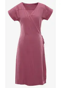 Rochie petrecuta cu model uni si decoltey in V -