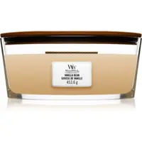 Woodwick Vanilla Bean lumânare parfumată cu fitil din lemn (hearthwick)