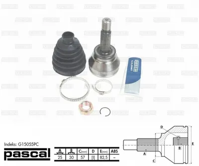 Cap planetara spre roata (25z 30z 57mm) MITSUBISHI LANCER VII 1.3 1.6 2.0 intre 2003-2013