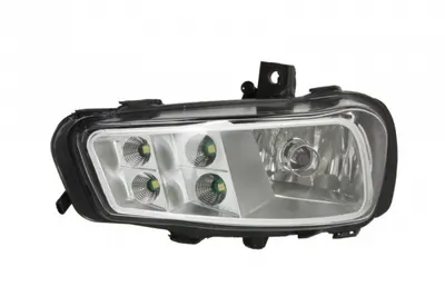 Proiector ceata Stanga (H11 LED, cu iluminare curba) 24V potrivit MERCEDES ACTROS MP4 MP5 07.11