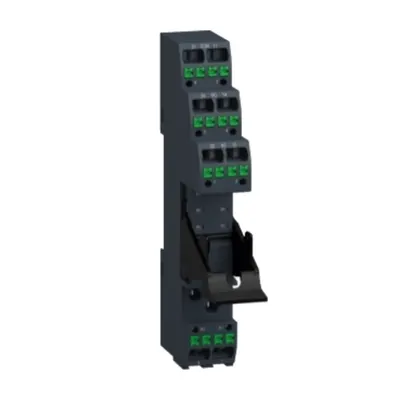 Priza de conectare prin mpingere cu clema, Relee electromecanice Harmony, pentru relee RSB1A160 RSB2A080, 10A, terminale de conectare prin mpingere, contact separat
