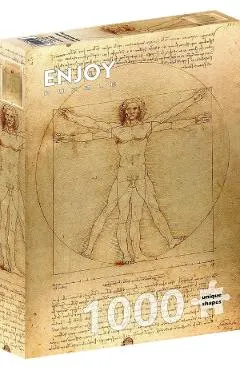 Puzzle 1000: The Vitruvian Man. Leonardo da Vinci