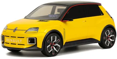 Model de colecție OttOmobile Modern: Mașini - Renault 5 E-Tech Electric Prototype (Yellow) (2021)