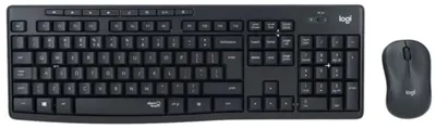 Set mouse si tastaura wireless Logitech - MK295, negre