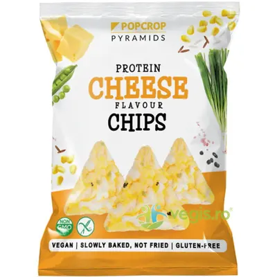 Chips-uri Proteice din Multicereale Coapte cu Branza si Ceapa fara Gluten 60g