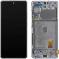 Display cu Touchscreen Samsung Galaxy S20 FE G780, cu Rama, Alb, Swap GH82-24220B