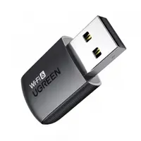 Adaptor Wireless UGREEN CM762 (35264), Dual Band, Wi-Fi 6, 600Mbps, Negru
