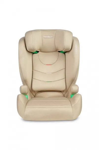Scaun auto 2in1 cu isofix Caretero Nimbus Camel 100-150 cm i-Size cu spatar reglabil si detasabil,utilizare doar inaltator,certificat R129,tetiera reglabila,ghidaje centuri