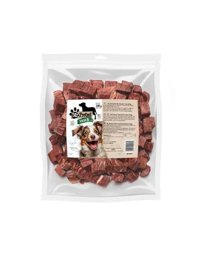 MR. PRETZEL Cuburi din rață și pește 500 g recompense câini