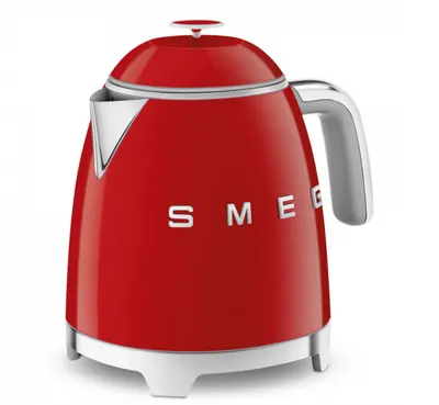 Fierbător electric Smeg - KLF05RDEU, 1400W, 0.8 l, roșu