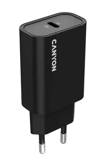 Încărcător Canyon - OnCharge 30CL Max Power, 30W, negru