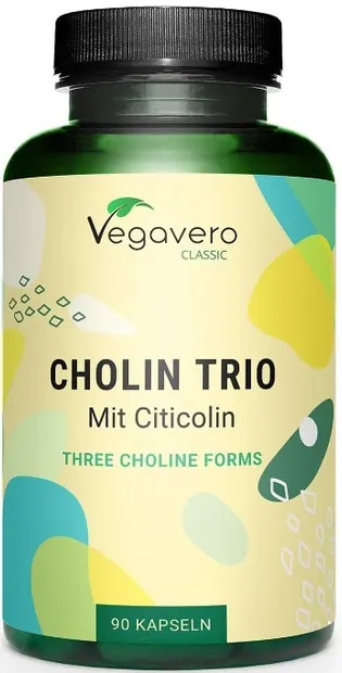 Cholin Trio mit Citicolin, 90 capsule, Vegavero