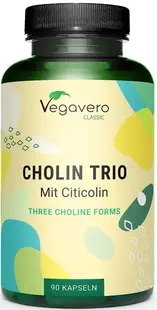 Cholin Trio mit Citicolin, 90 capsule, Vegavero