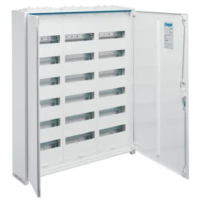 Tablou electric metalic, 216 (6X36)module , aplicat, Hager, Univers, IP44 Hager FWB63S