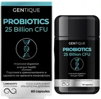 Probiotics 25 Billion CFU, 60 capsule, Gentique Longevity