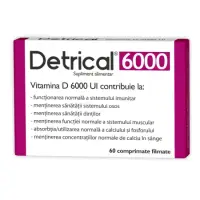 Detrical Vitamina D 6000UI, Zdrovit | 60 comprimate