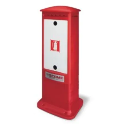 Empty Pitic Smart-C Firenip56 On Turret 580x1400x450mm Red
