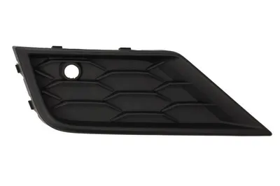 Grila bara fata dreapta potrivit VW TIGUAN dupa 2007 - (cu gauri senzori parcare, plastic, negru)