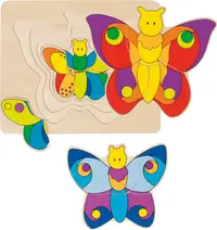 Puzzle în straturi – Fluture