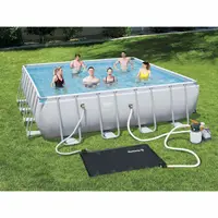 Bestway Cearșaf pentru încălzirea solară a piscinei Negru 110 x 171 cm