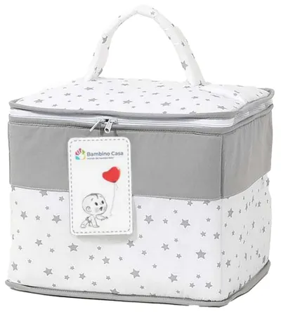 Geanta pentru accesorii bebelusi Bambino Casa - Paris, Grigio