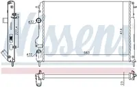Radiator Apa Racire Motor Dacia Logan, Logan Mcv; Renault Logan I, Megane I, Megane I Classic, Megane I Coach 1.5d 1.6 1.9d Dupa 1999