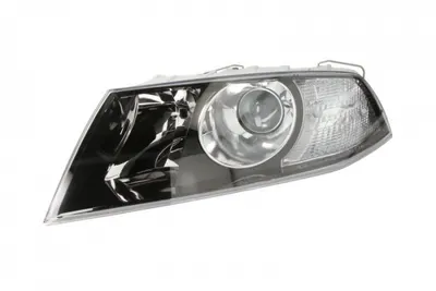 Far fata Stanga (H1 H7, electric, cu motor, culoare insert: negru) potrivit SKODA OCTAVIA II