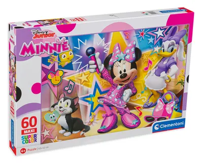 Puzzle Clementoni din 60 de maxi piese - Minni Mouse