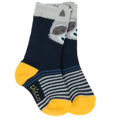 Sosete lungi copii Chicco, Albastru inchis, 01756-63MFCO