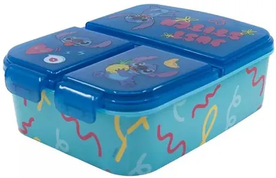 Cutie pentru mâncare Stor Stitch - Cu 3 compartimente
