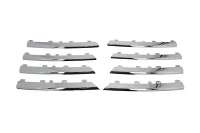 Grila fata cu 8 linii set, crom VW GOLF, JETTA intre 2003-2010