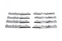 Grila fata cu 8 linii set, crom VW GOLF, JETTA intre 2003-2010