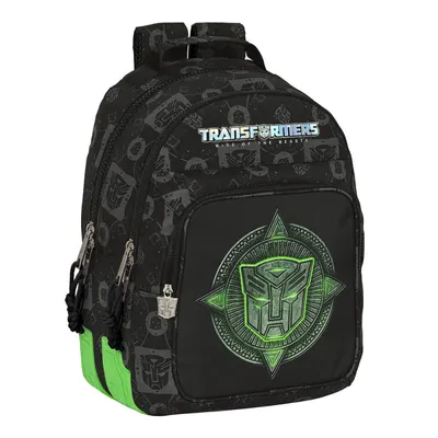 Rucsac dublu clasa I-IV Transformers 33x15x42 cm