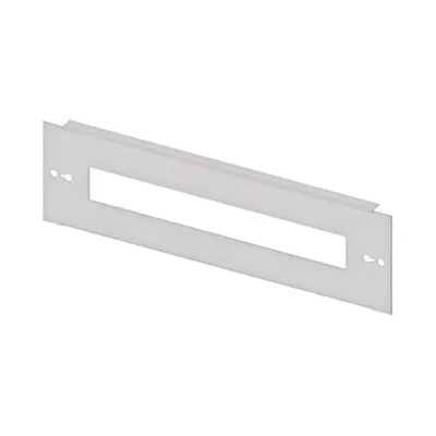 Divided front plate 4G3, 1 piece, sheet steel, 19MW