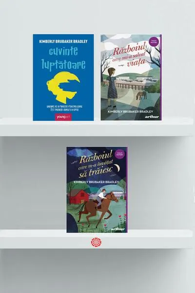 Pachet Războiul care m-a învătat sa traiesc, Războiul care mi-a salvat viața și Cuvinte luptătoare - Kimberly Brubaker Bradley