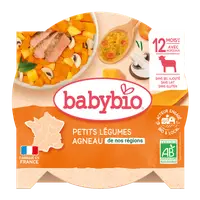 Meniu tocanita de legume si miel Bio, 230g, BabyBio