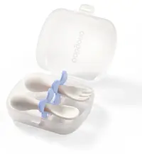 Instrumente ergonomice pentru masă BabyOno - 969/05, albastre