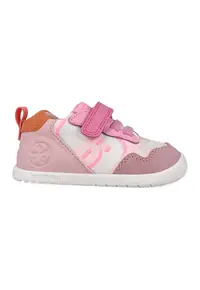 Pantofi sport textili pentru primii pasi - Roz pastel/Albastru deschis/Roz prafuit