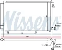 Radiator clima AC cu uscator FORD FIESTA VI 1.25-1.6 dupa 2008