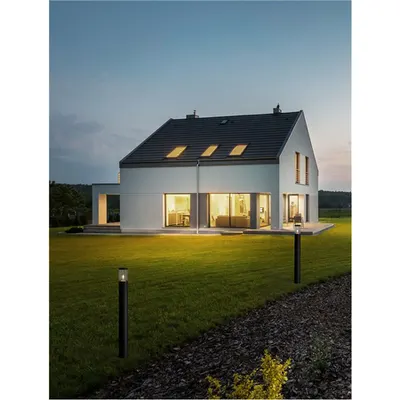 Pitic CETERA Inchis Anthracit Aluminiu & Acrylic LED E27 1x12 Wat 220-240 Volt IP54 Fara bec IP54