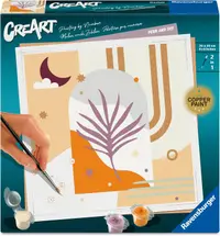 Set de pictură pe numere Ravensburger CreArt - Ferigă sub cer
