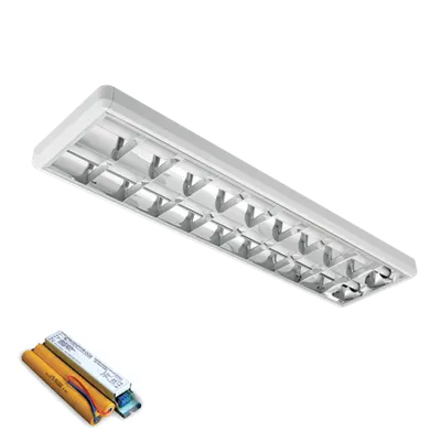Corp Il. Lena – V cu Led (1200mm) 2x18w 6400k Aparent 1230x330mm cu Kit de Emergenta