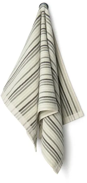 Set de 2 prosoape din bumbac La Reina - Iris Stripe, 50 x 100 cm, dungi verzi