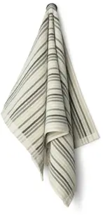 Set de 2 prosoape din bumbac La Reina - Iris Stripe, 50 x 100 cm, dungi verzi