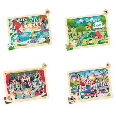 Set de 4 puzzle-uri