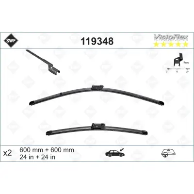 Lamela stergator SWF 119348