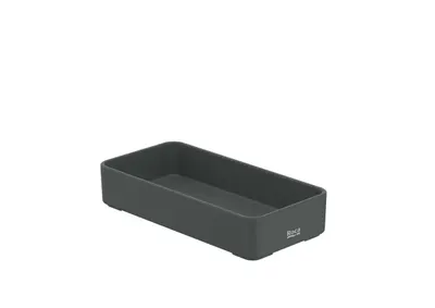 Etajera baie Roca Ona A817671C70, pe blat, 151 x 75 mm, plastic, mat, Verde inchis